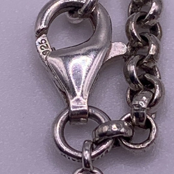 Silpada’s Sterling FIERY PERSONALITY Reversible Pendant & TIMELESS Chain Set - Picture 9 of 13